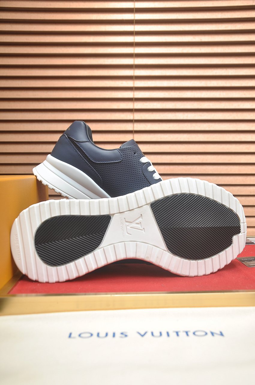 Louis Vuitton Perforated Low-Top Sneakers — back