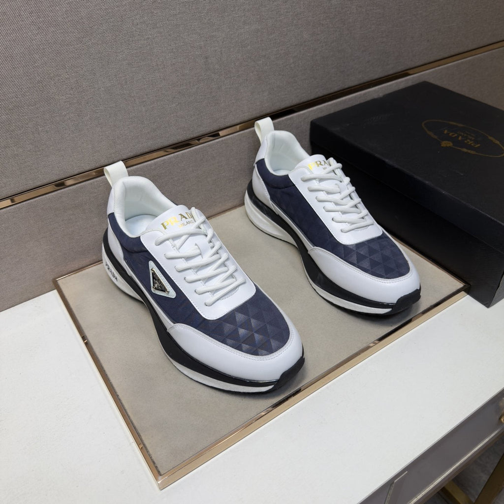 Prada Quilted Panel Sneakers — front