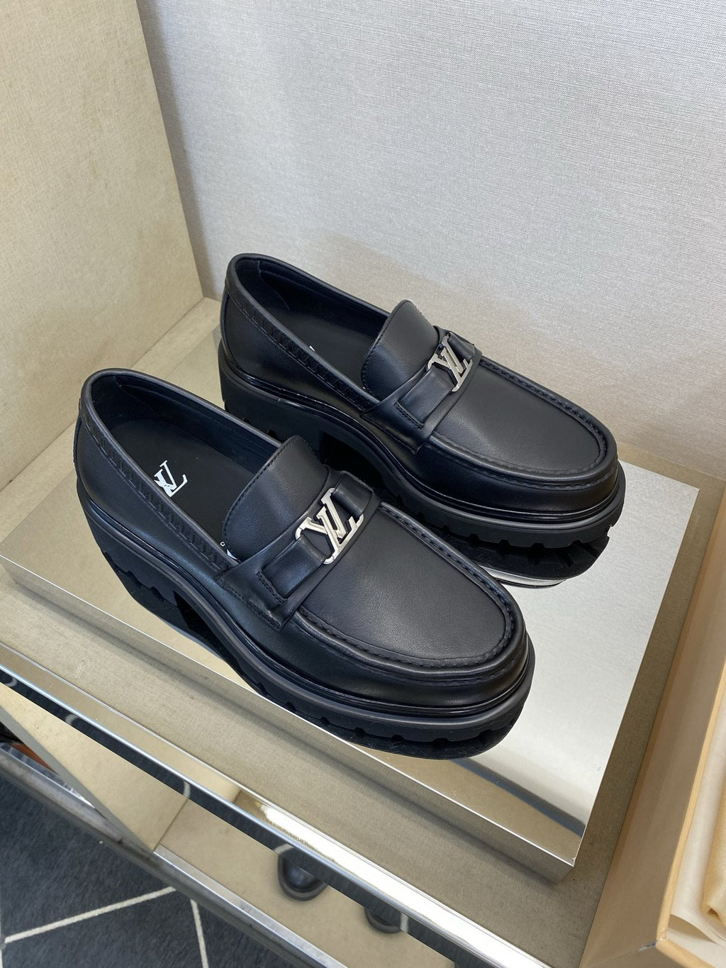 Louis Vuitton Metal Hardware Loafers — side