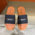 Loro Piana Cross-Strap Men's Slide Sandals — hero