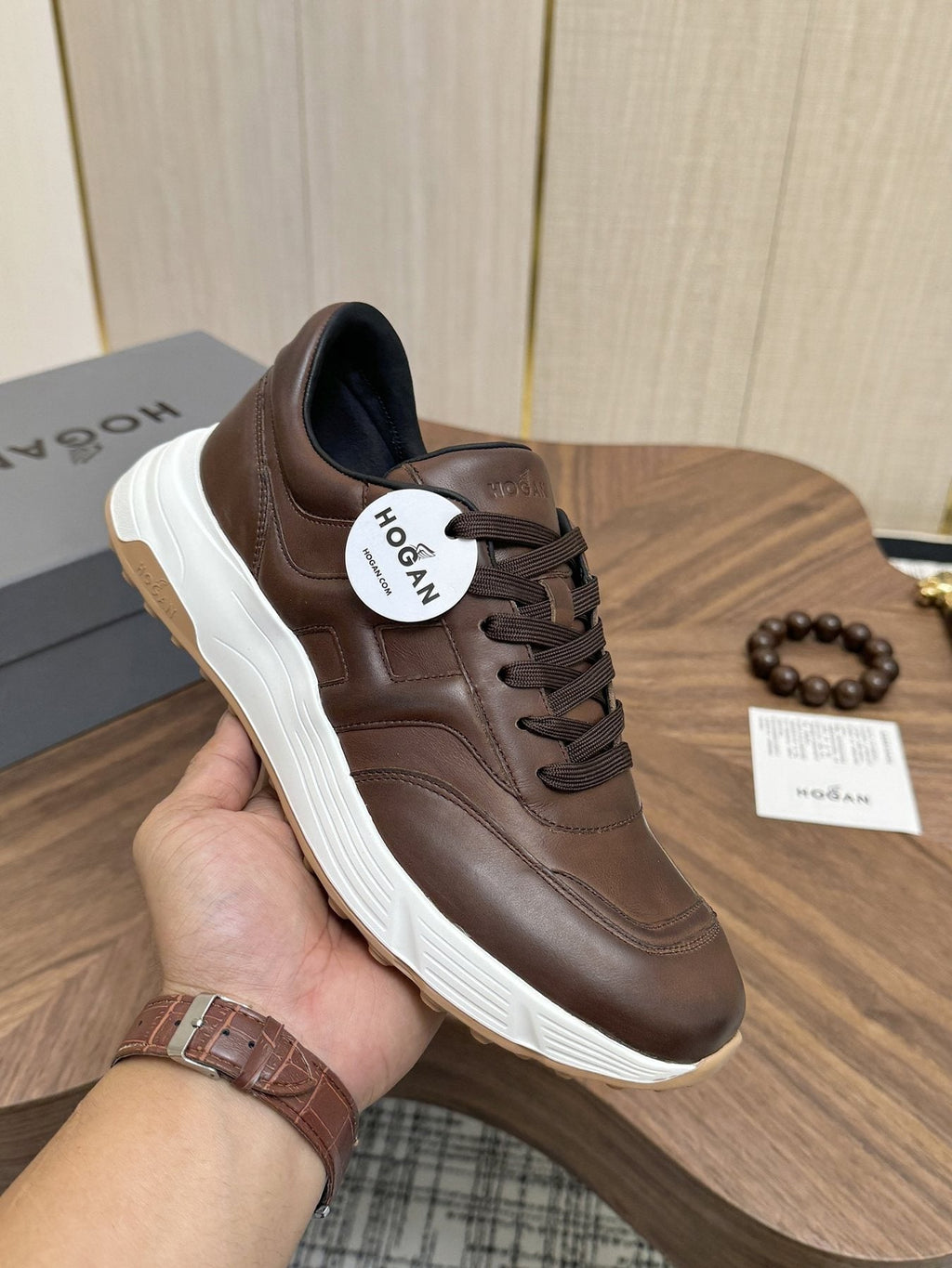 HOGAN H-Stripes Platform Sneakers — model