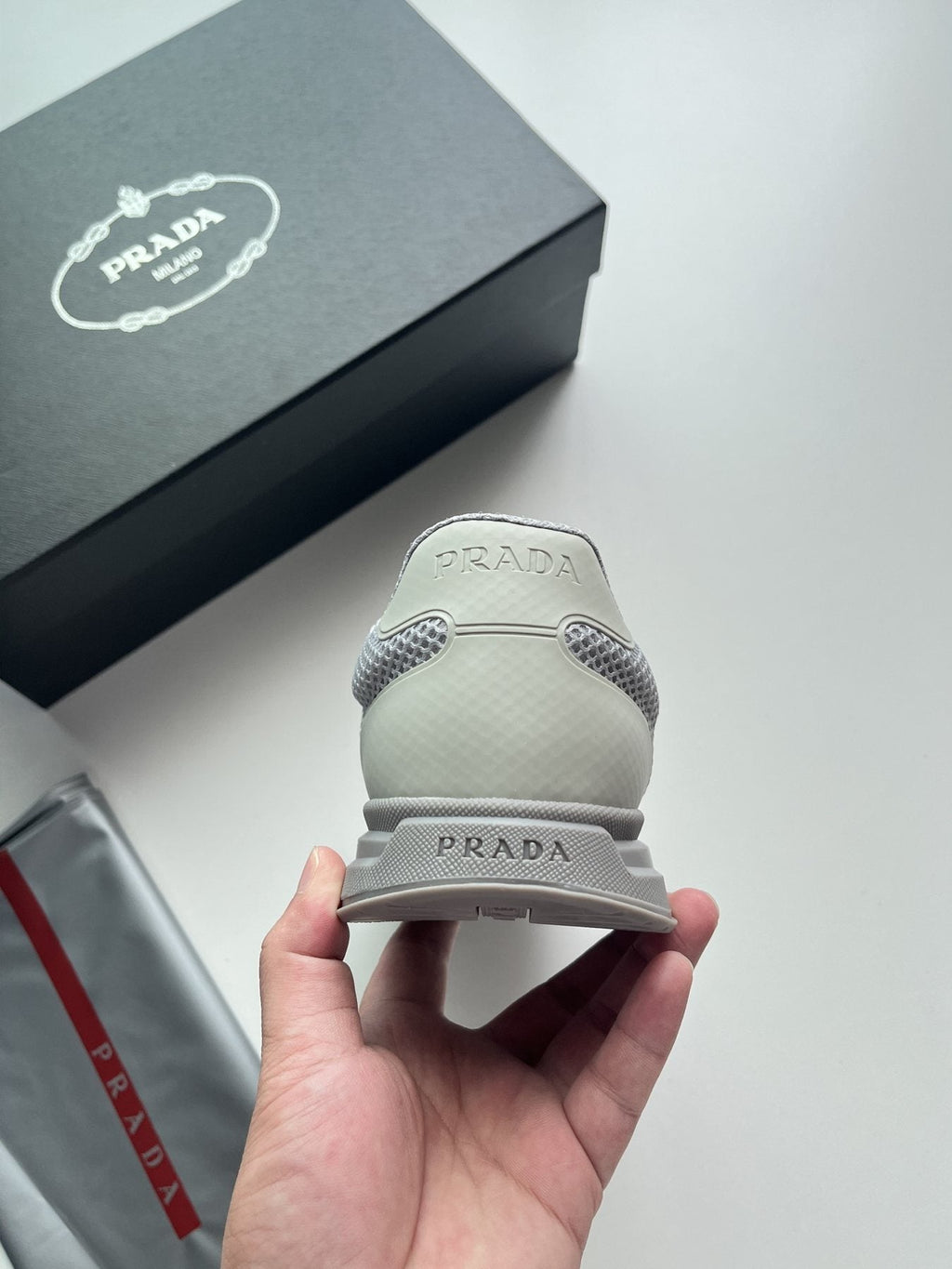 Prada Prax Mesh Sneakers — back