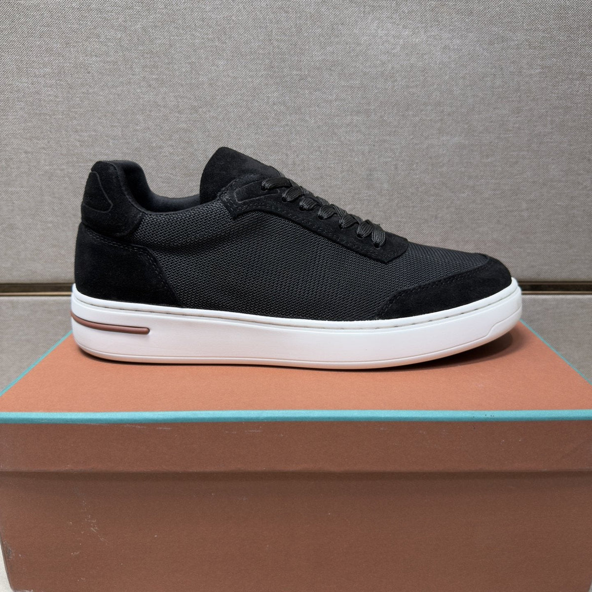Men's Textured Panel Sneakers — front