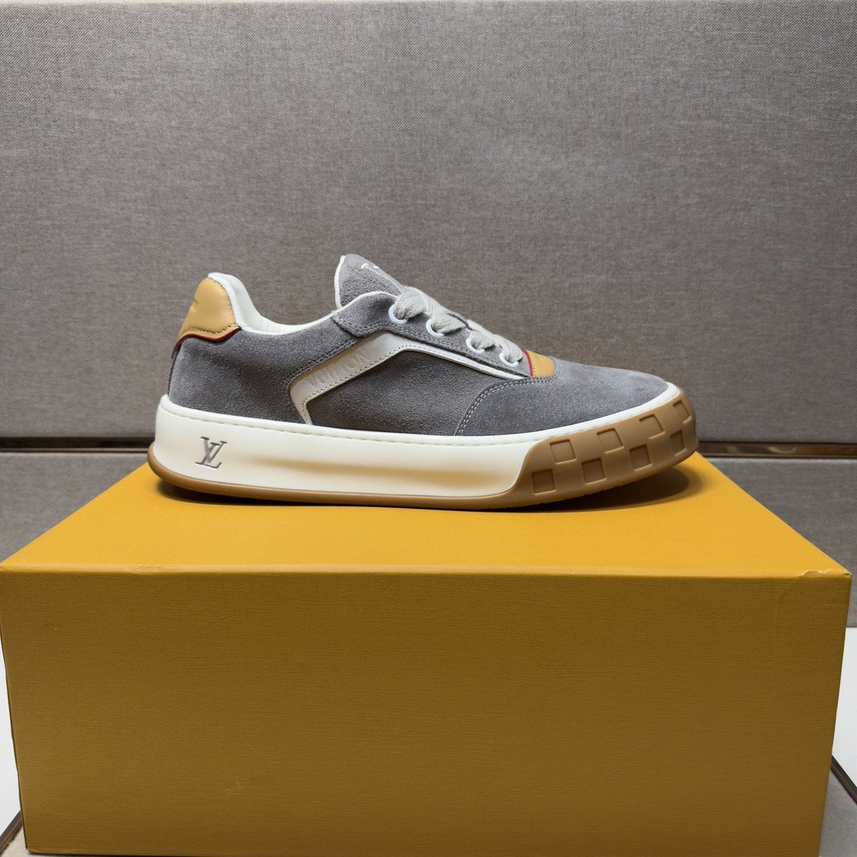 Louis Vuitton Paneled Low-Top Sneakers — front
