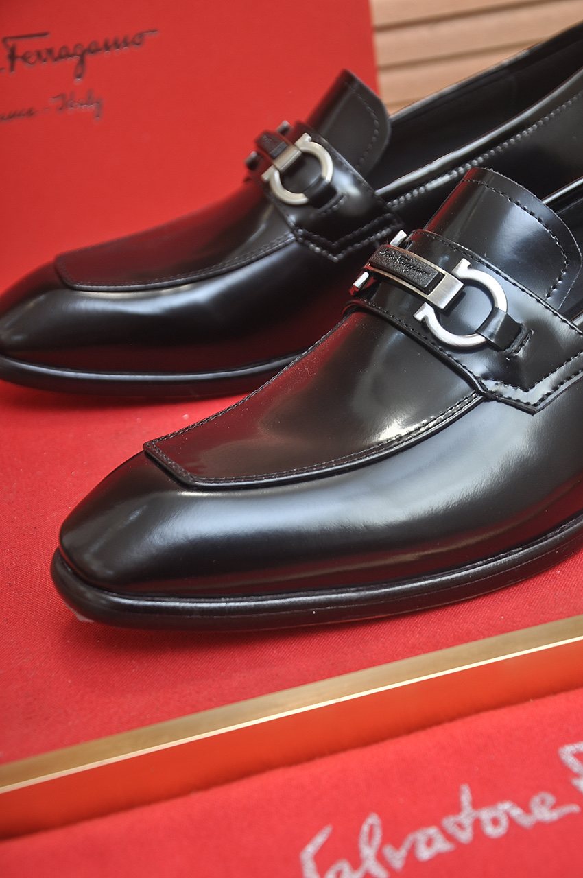 Salvatore Ferragamo Buckle Loafers — detail