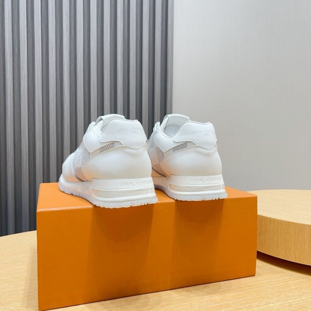 Louis Vuitton White Low-Top Sneakers — back