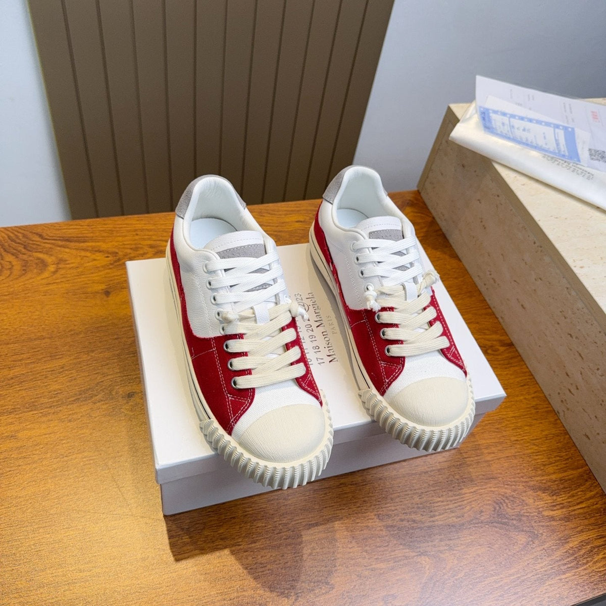 Maison Margiela Panel Low-Top Sneakers — front