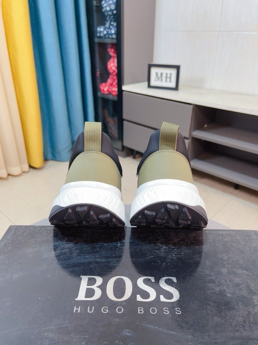 Hugo Boss Contrast Side Slip-On Sneakers — back
