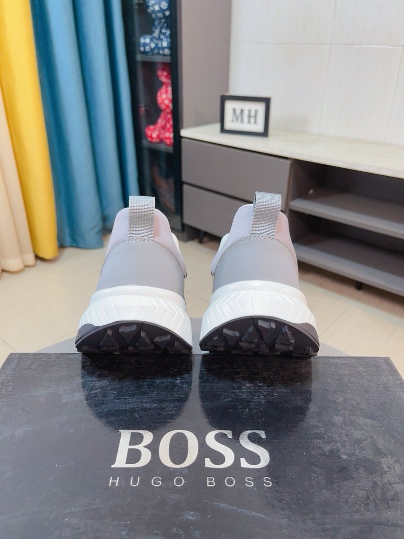 Hugo Boss Contrast Side Slip-On Sneakers — back