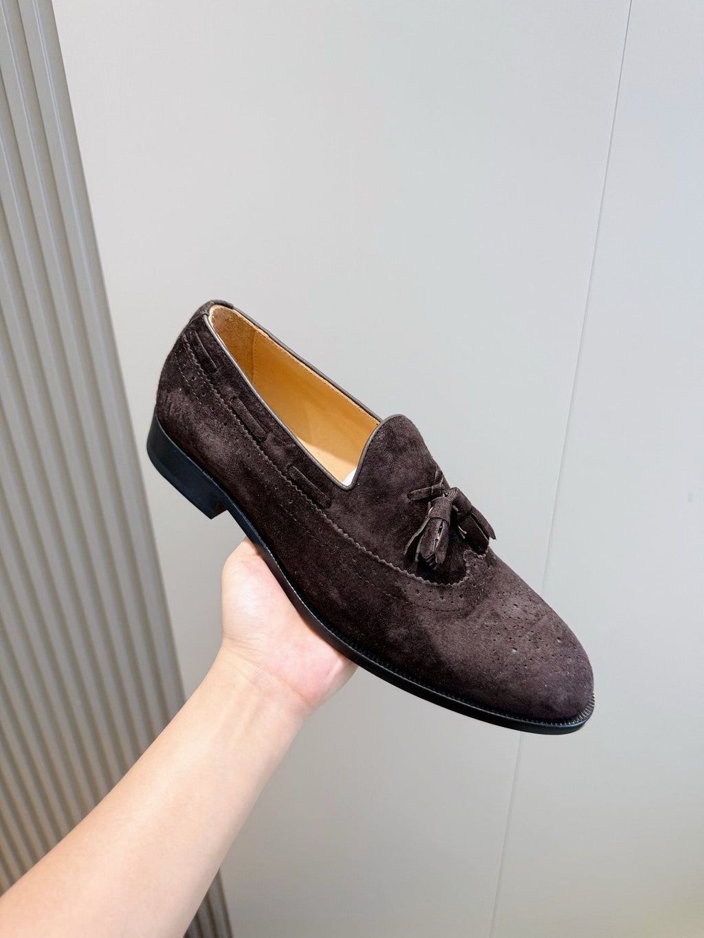 Loro Piana Tassel Loafers — side