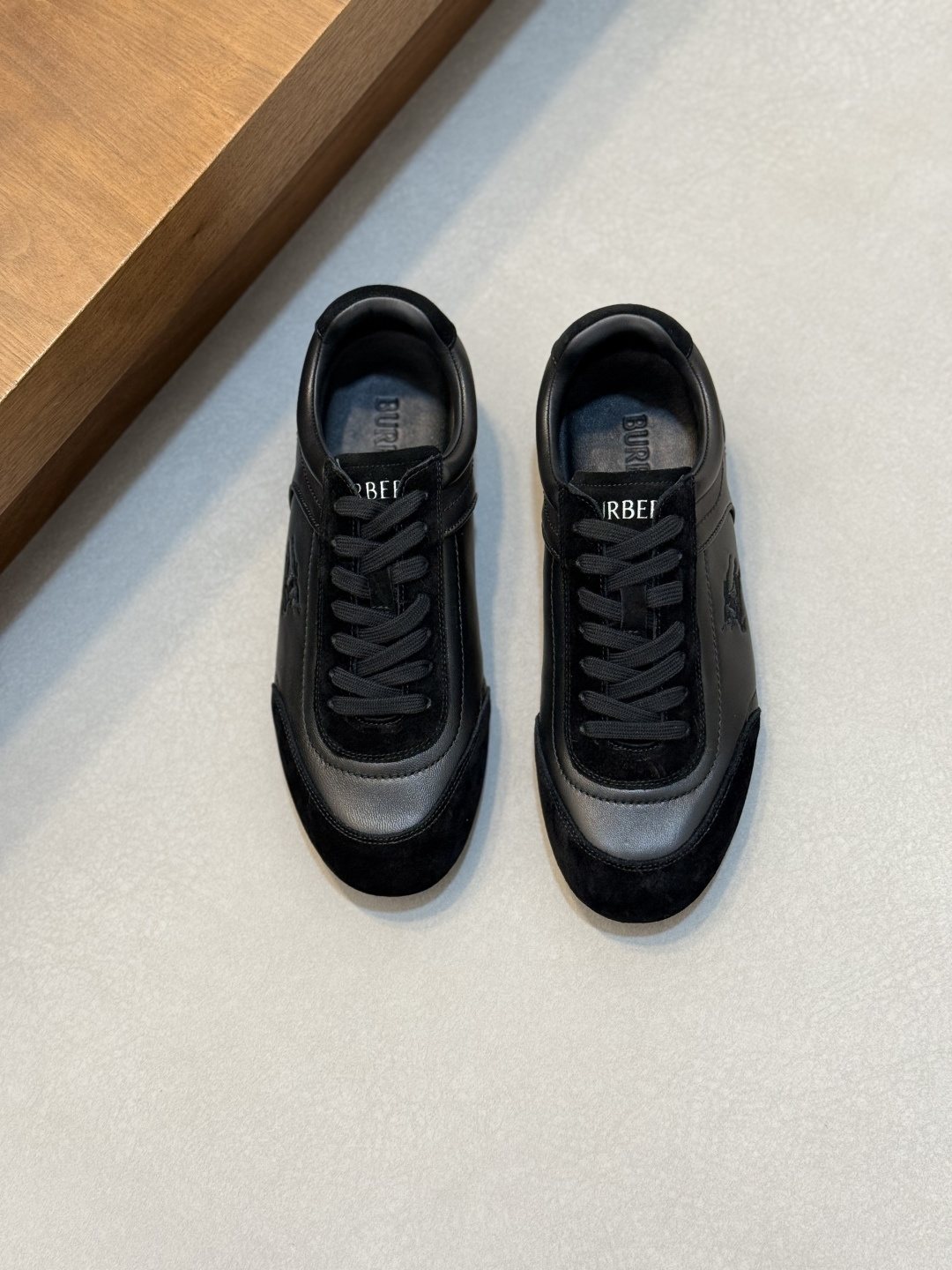Burberry White Horse Graphic Low-Top Sneakers — front