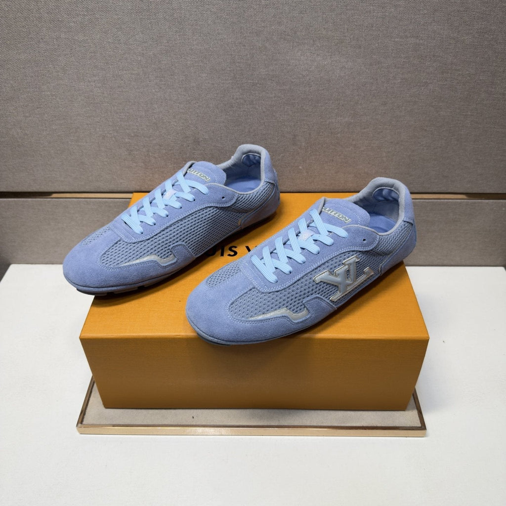 Louis Vuitton Men's Multi-Panel Low-Top Sneakers — front