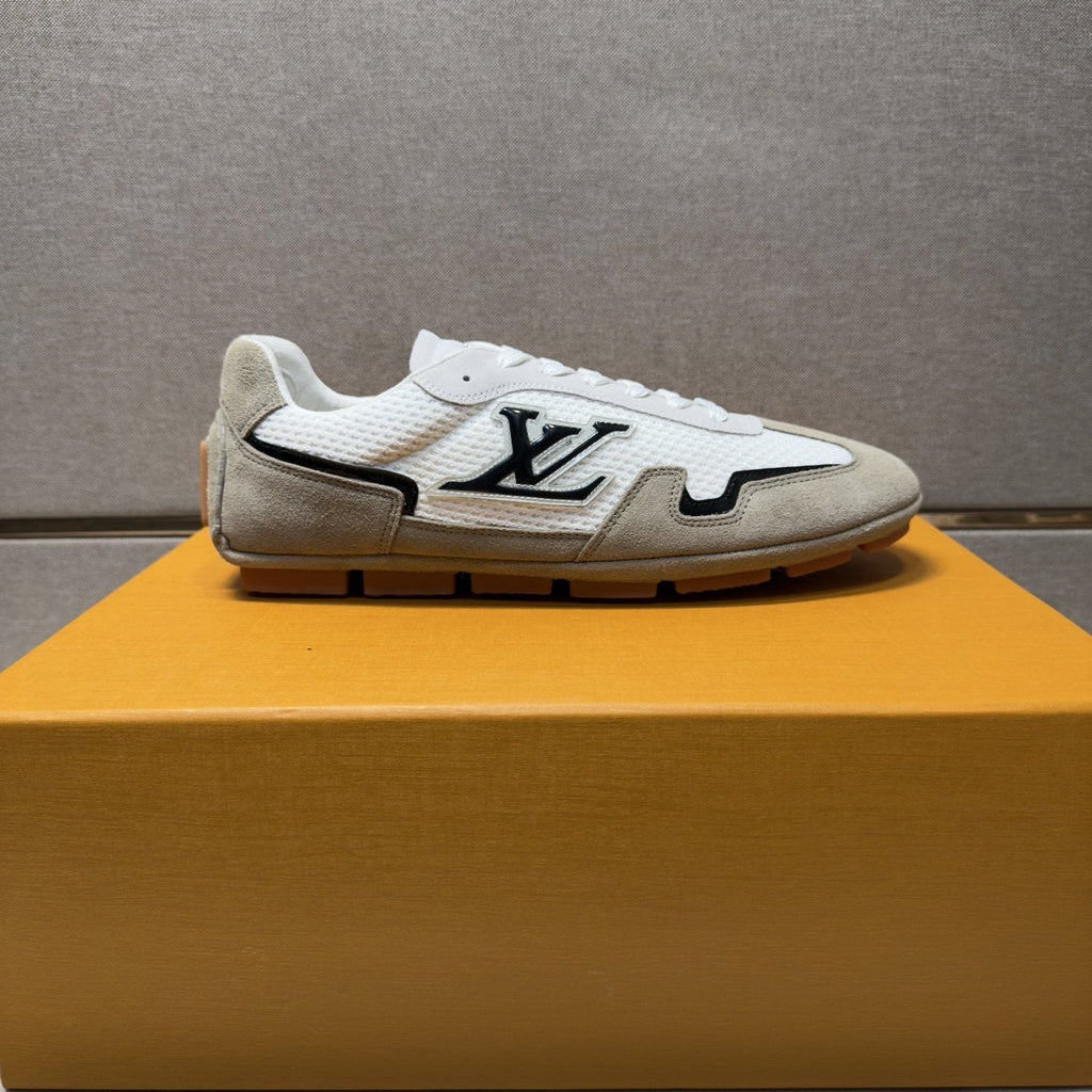 Louis Vuitton Men's Multi-Panel Low-Top Sneakers — front