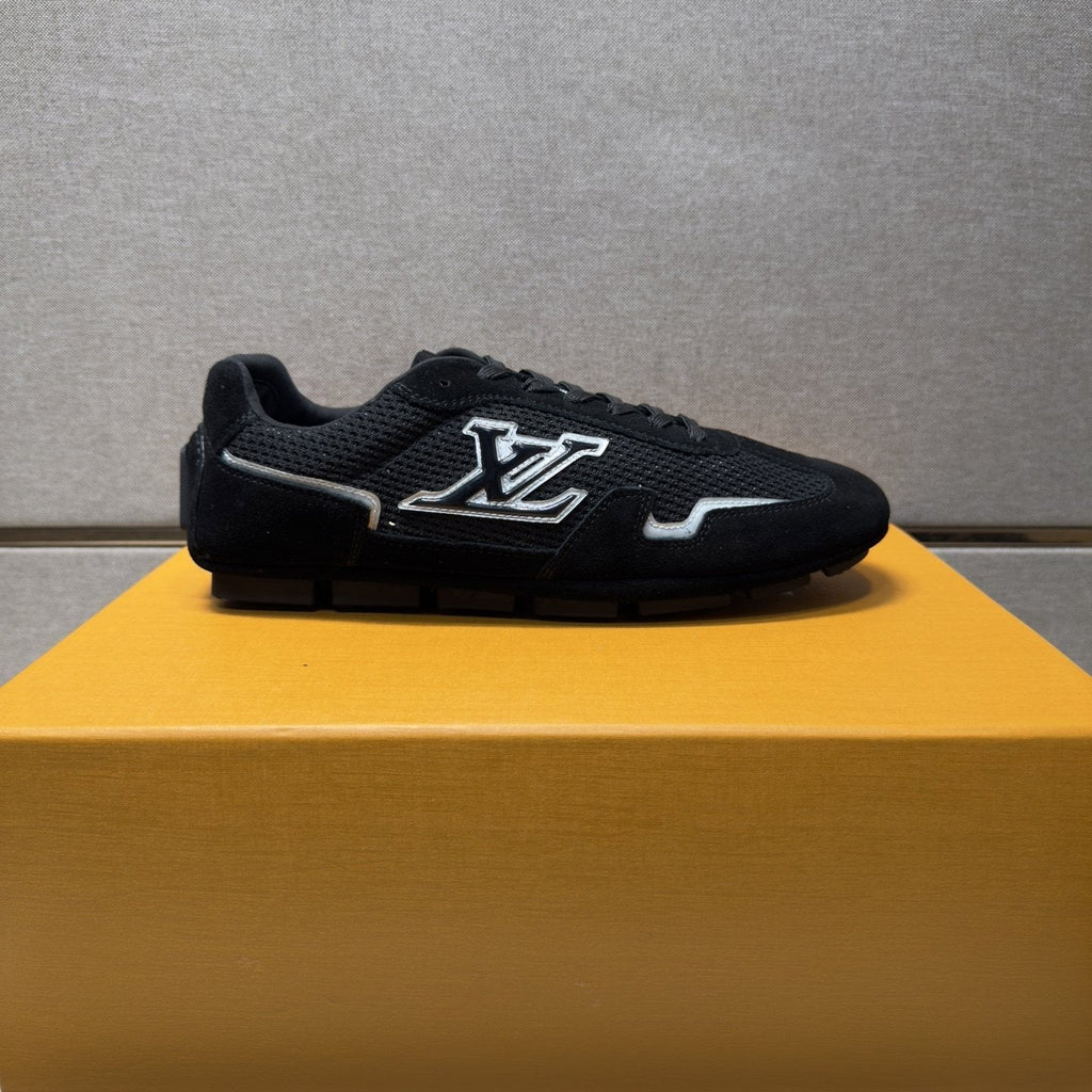 Louis Vuitton Men's Multi-Panel Low-Top Sneakers — side