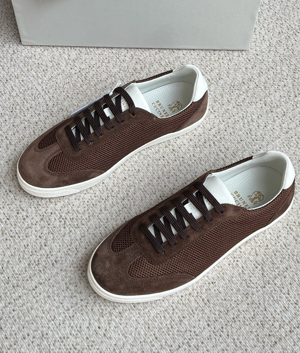Brunello Cucinelli Low-Top Lace-Up Sneakers — front