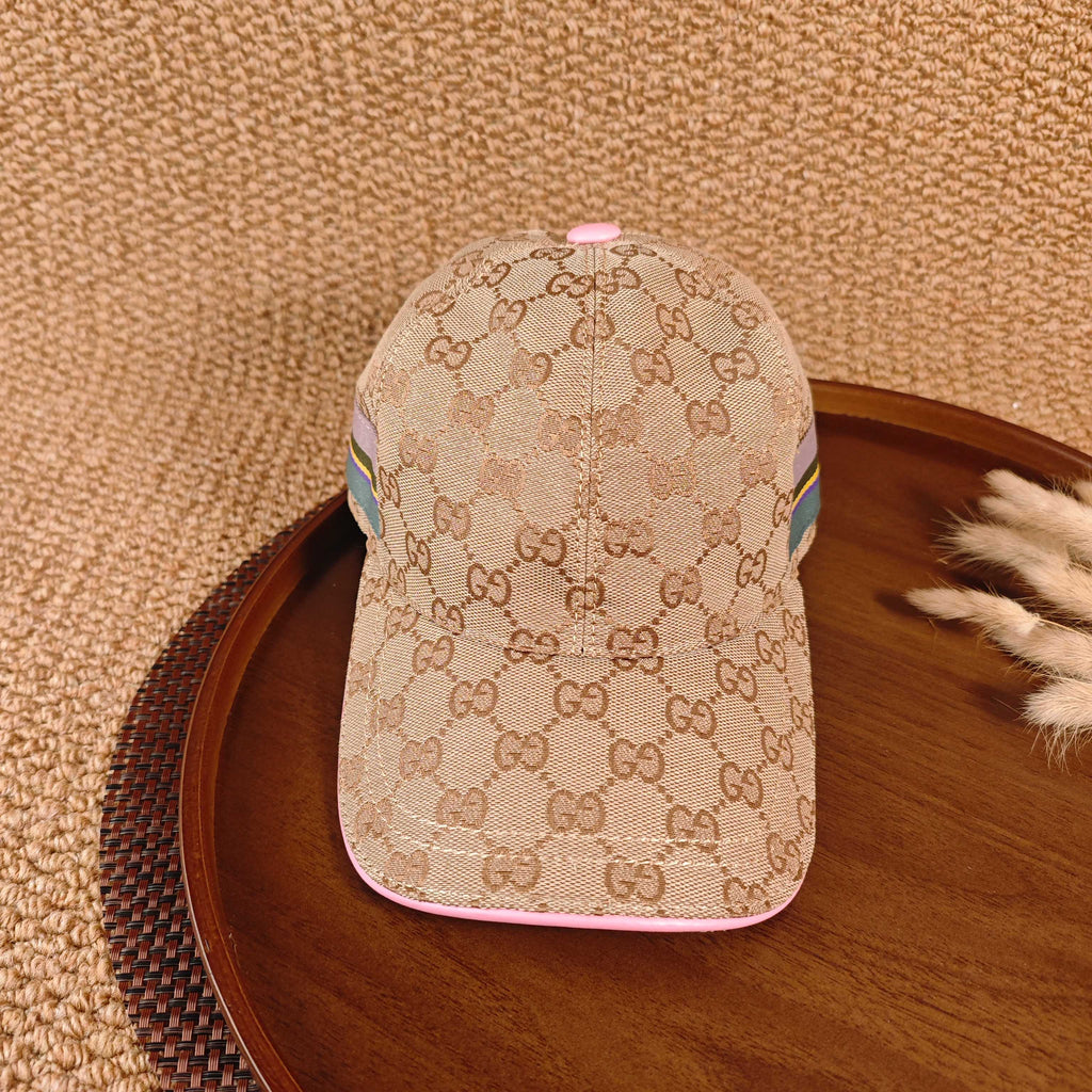 GUCCI Champagne Gold Minimalist Baseball Cap