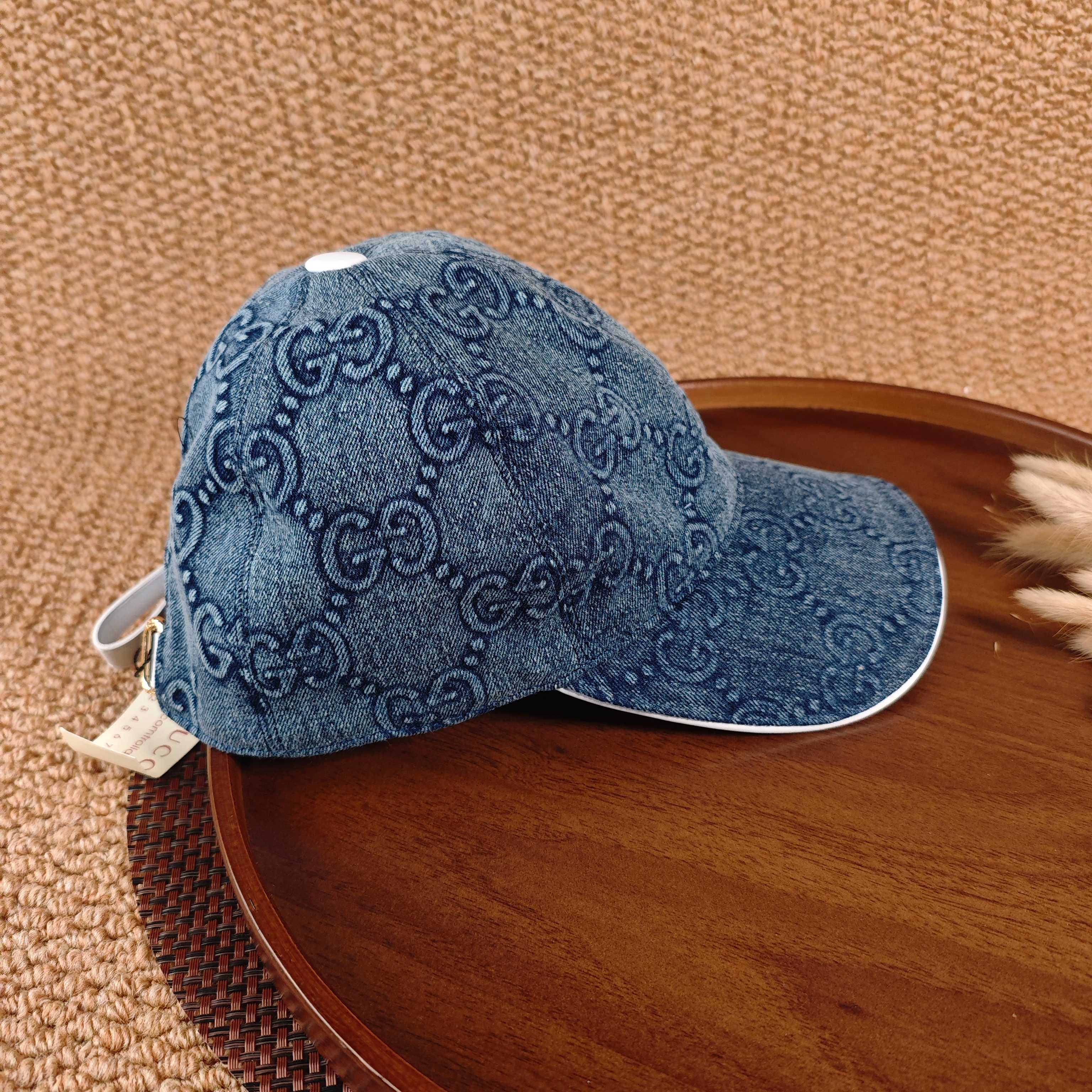 GUCCI Denim Baseball Cap – Blue