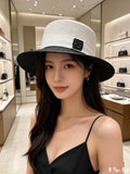 LOEWE Color-Block Flat-Top Hat