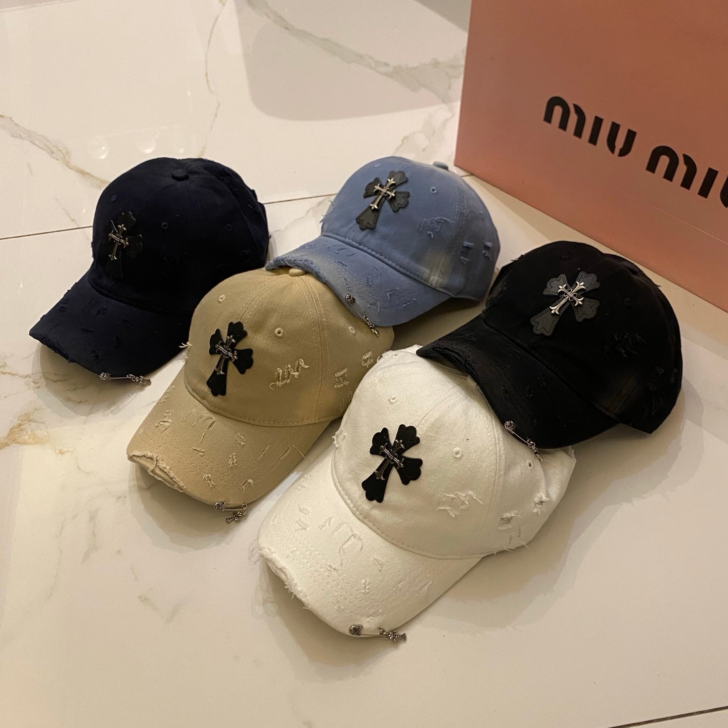 CHROME HEARTS Washed Baseball Cap