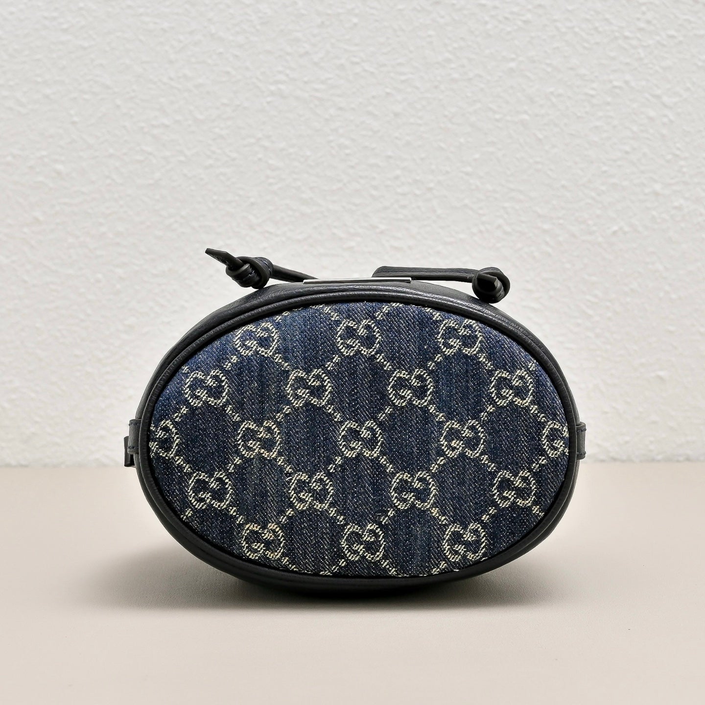 GUCCI Generation GG Denim Bucket Bag