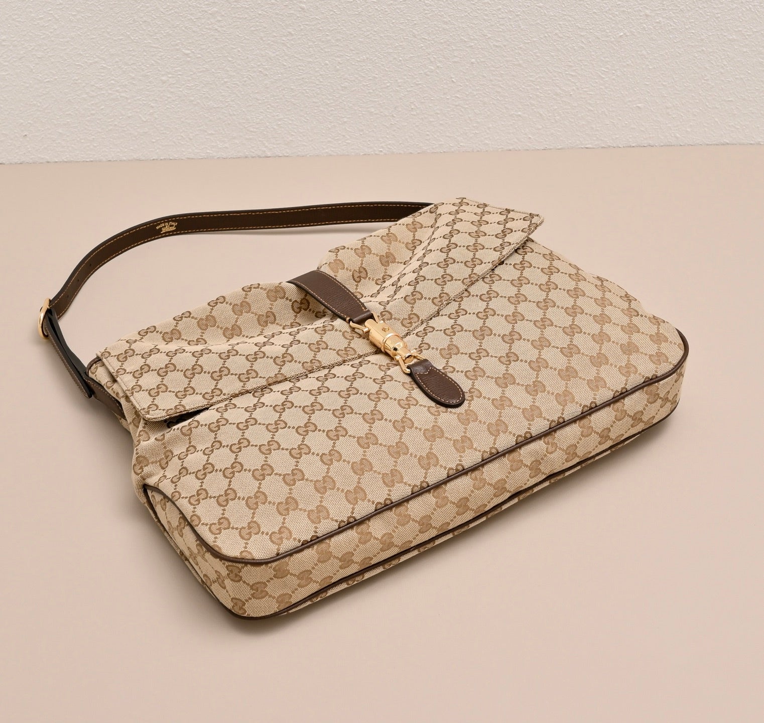 GUCCI Jackie Flap Large Shoulder Bag