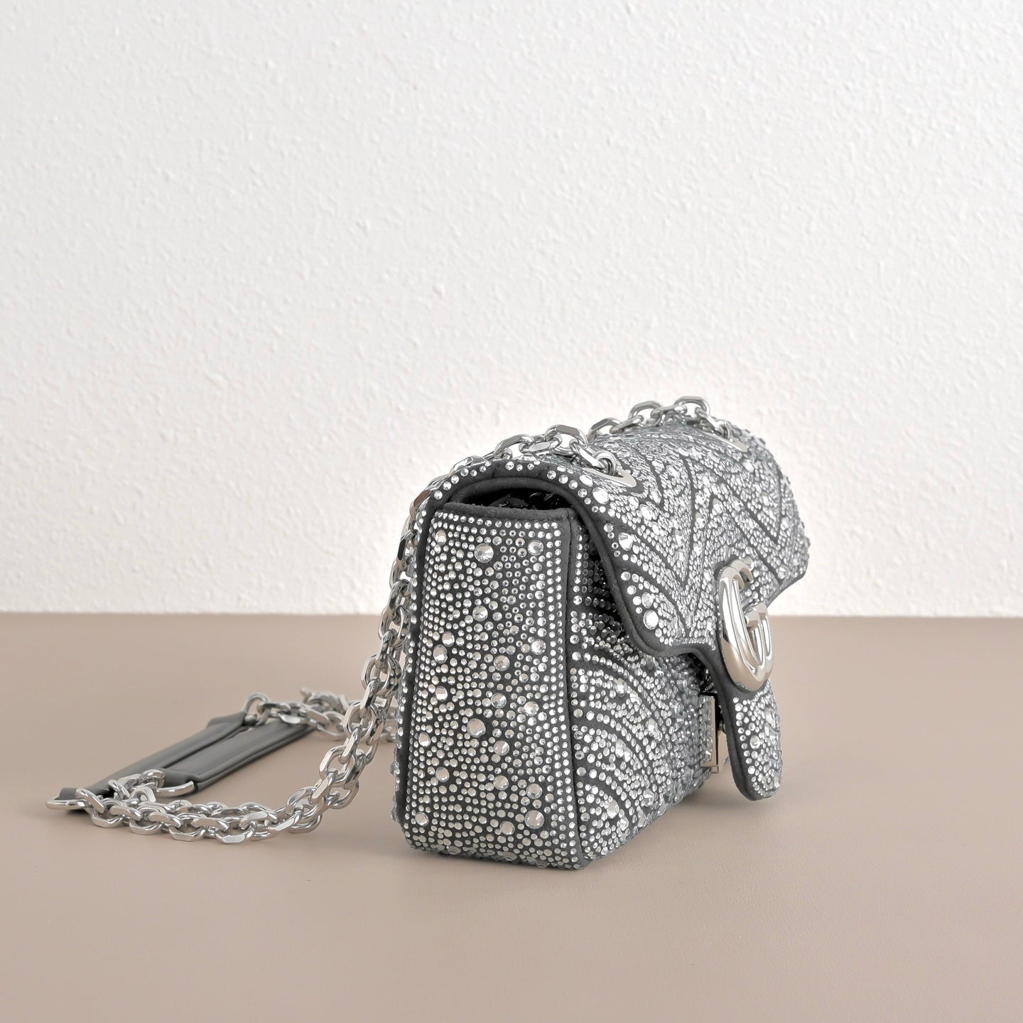 Gucci GG Marmont Crystal Star Shoulder Bag