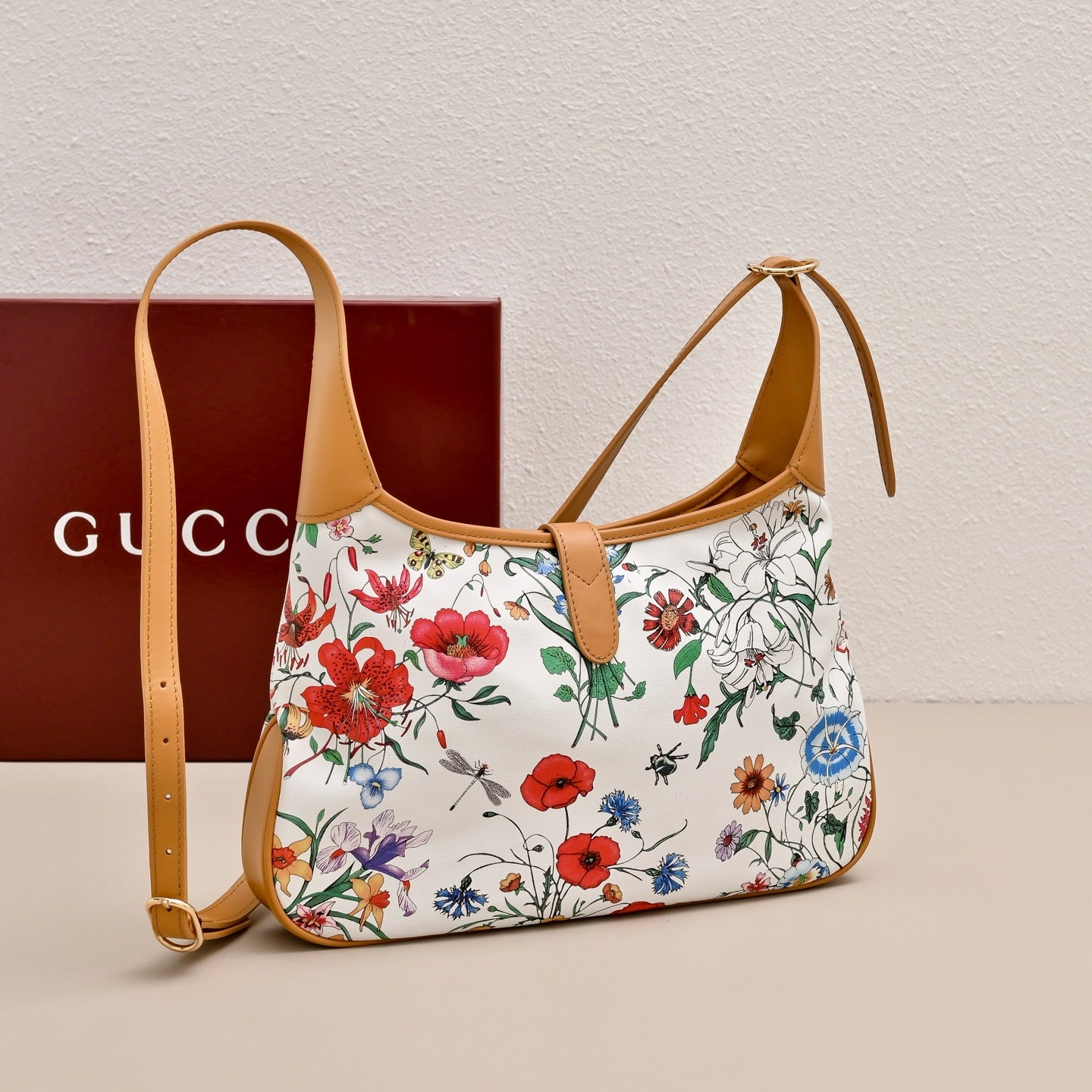 Gucci Jackie 1961 Flora Shoulder Bag