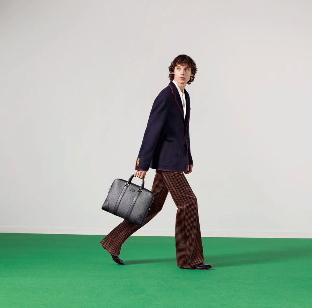 Gucci GG Black Briefcase – 474135