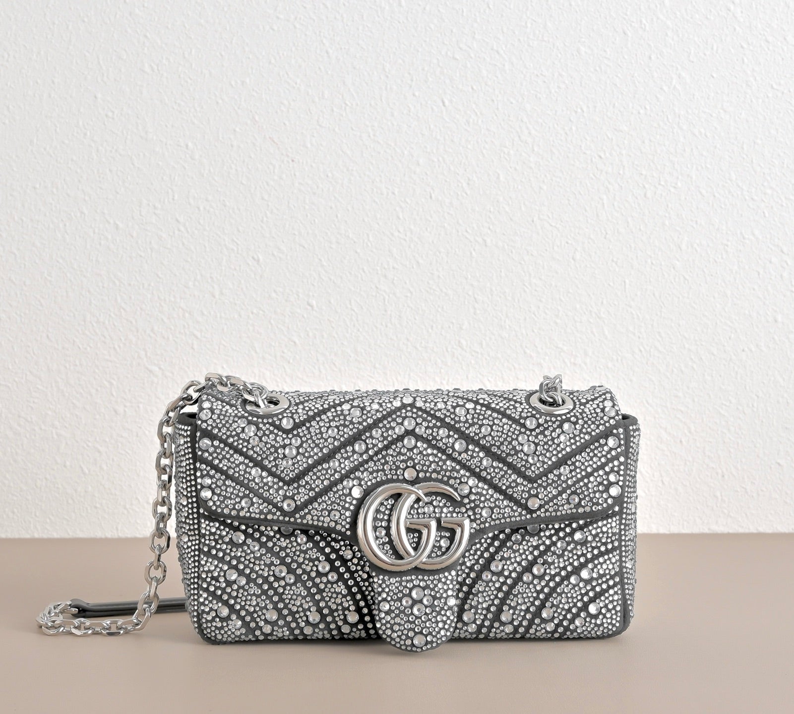 Gucci GG Marmont Crystal Shoulder Bag – 837280