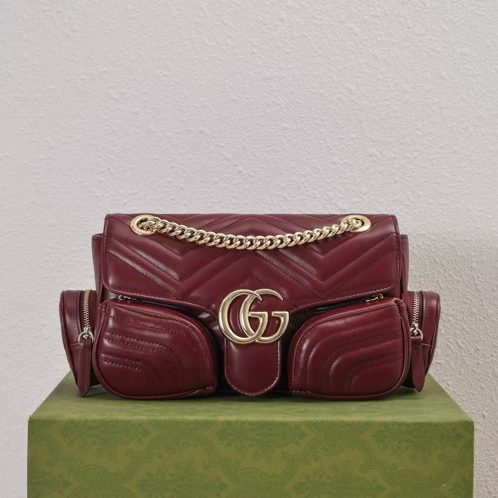 Gucci GG Marmont Pocket Motorcycle Bag – 795228