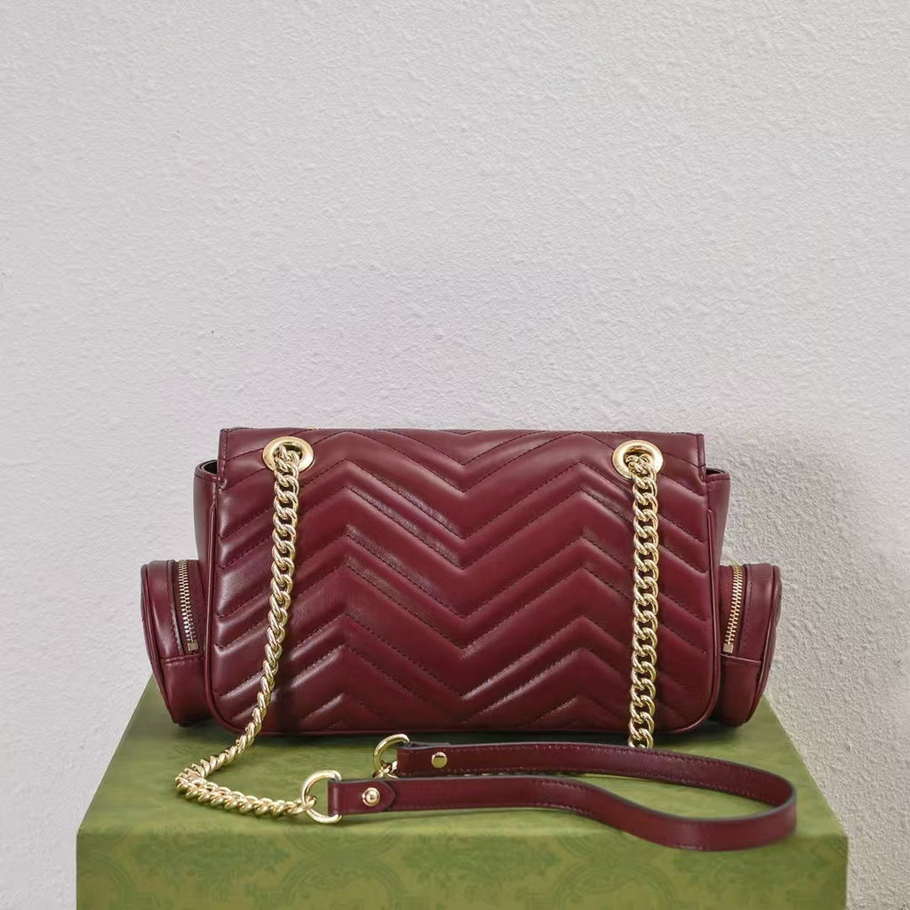 Gucci GG Marmont Pocket Motorcycle Bag – 795228