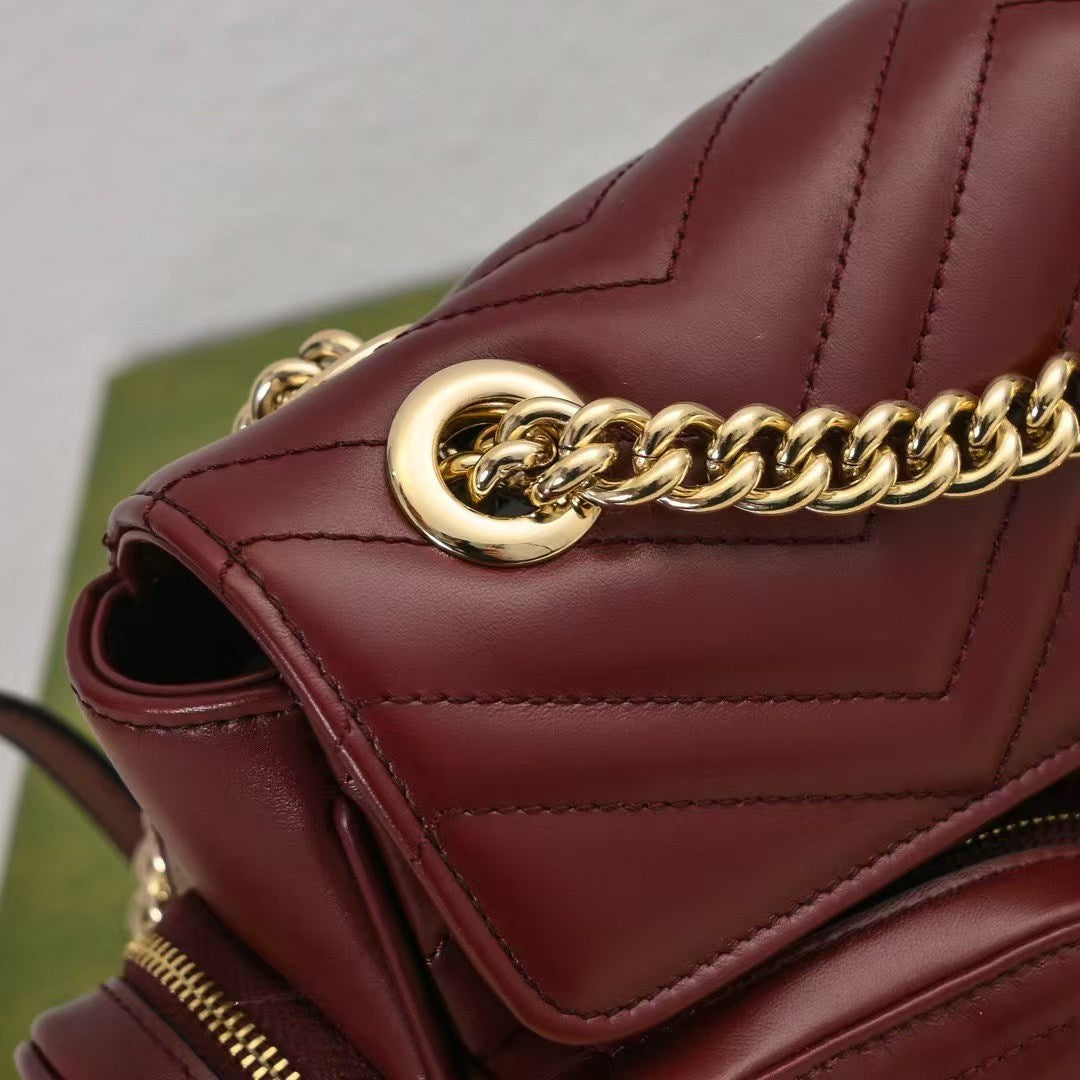 Gucci GG Marmont Pocket Motorcycle Bag – 795228