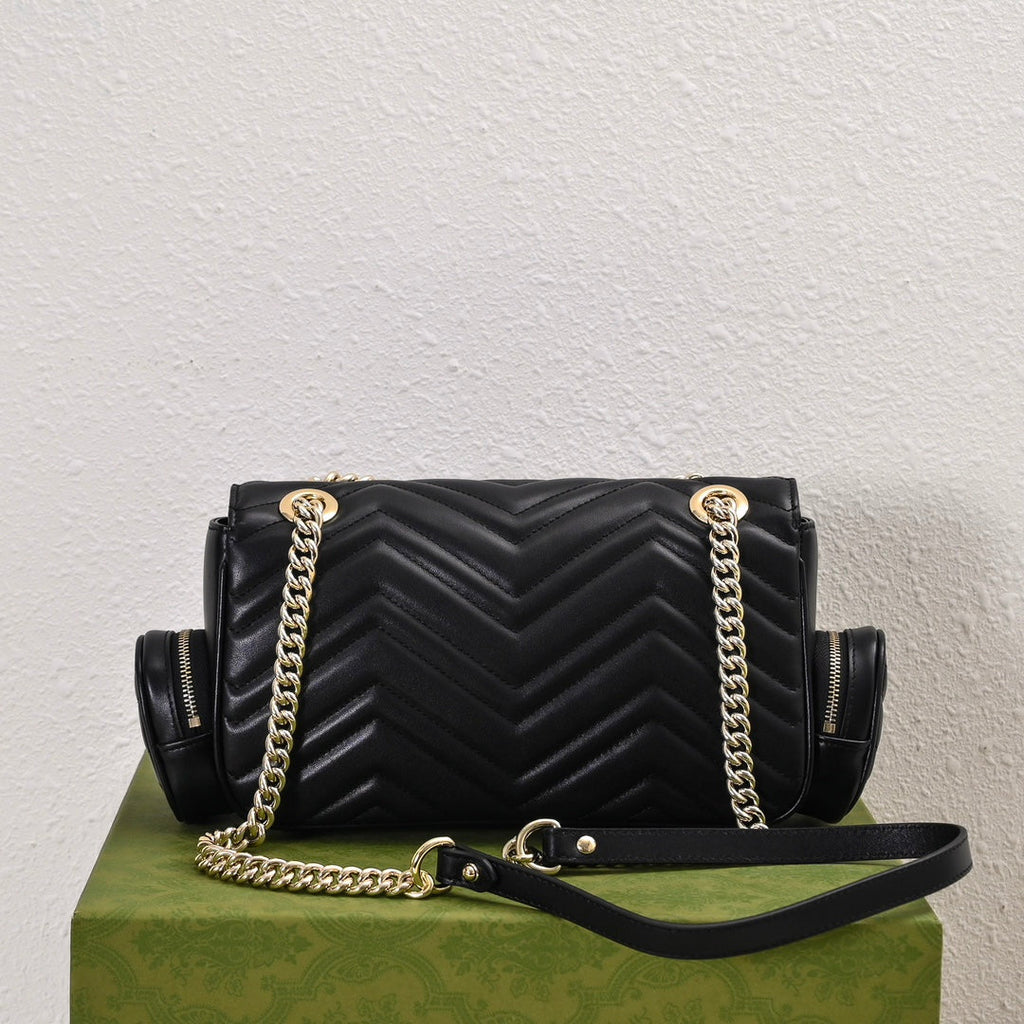 Gucci GG Marmont Pocket Motorcycle Bag – 795228