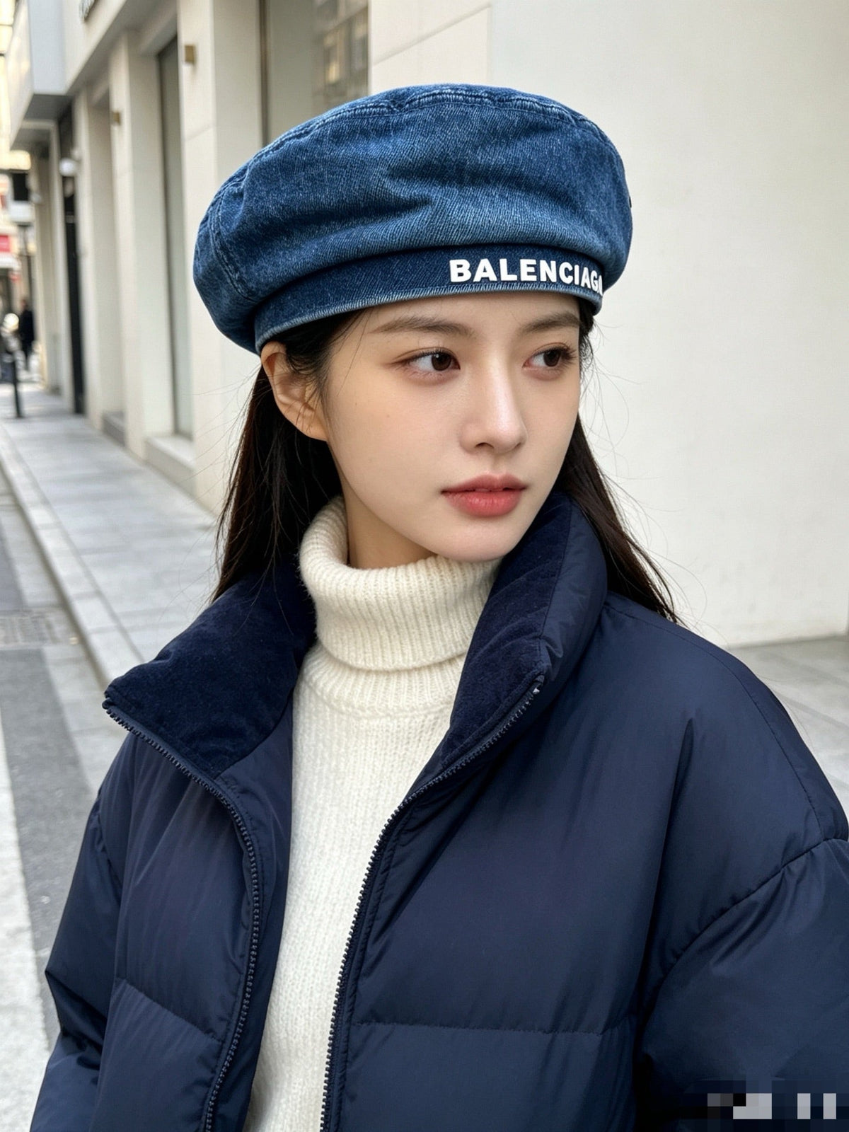 Balenciaga New Denim Beret