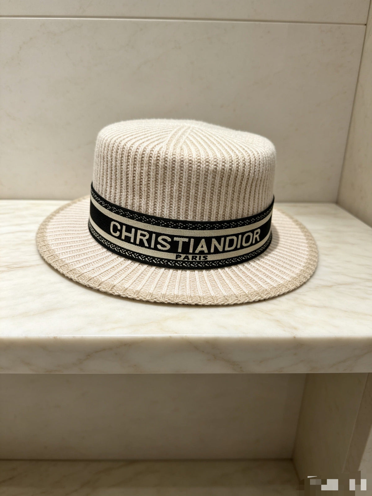 Dior New Wool Flat-Top Hat
